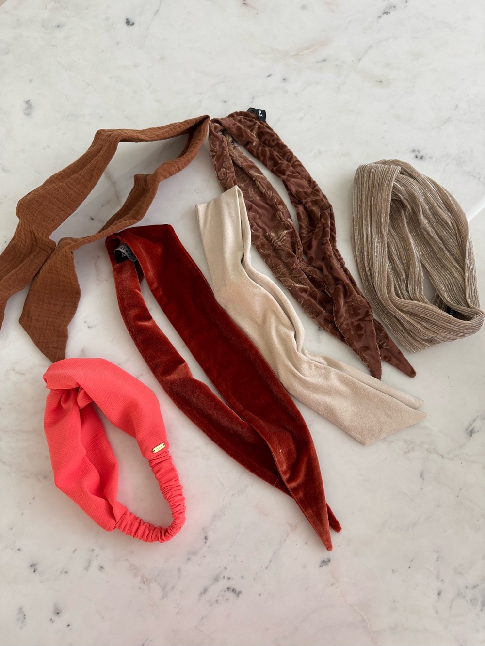 Hair Accessories - Headbands + Headwraps (x6)